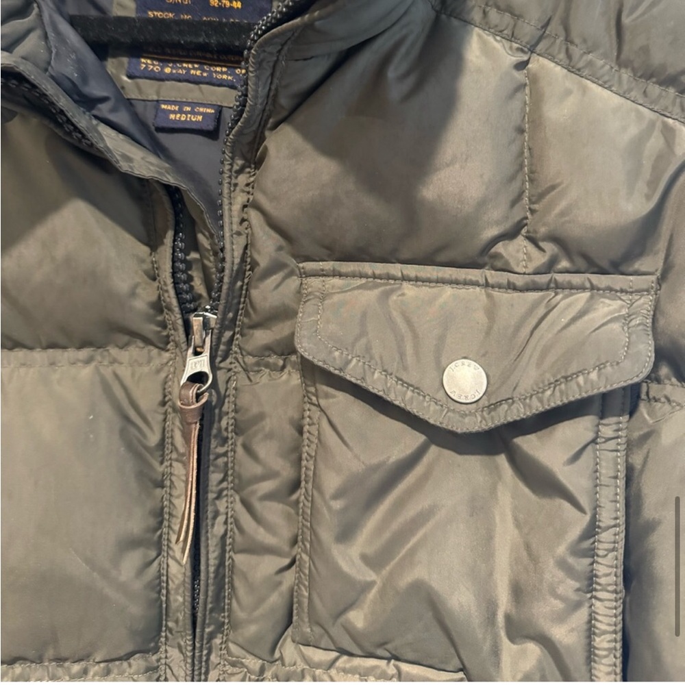 J. CREW - EUC Expedition Down Puffer - Dark Forest Green - Picture 12 of 13